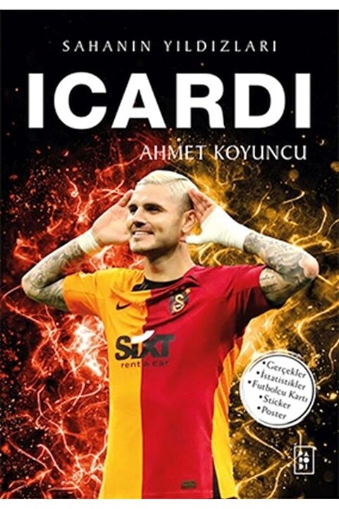 Parodi Yayınları Icardi - Sahanın Yıldızları - Futbolcu Kartları ( Poster Hediyeli )