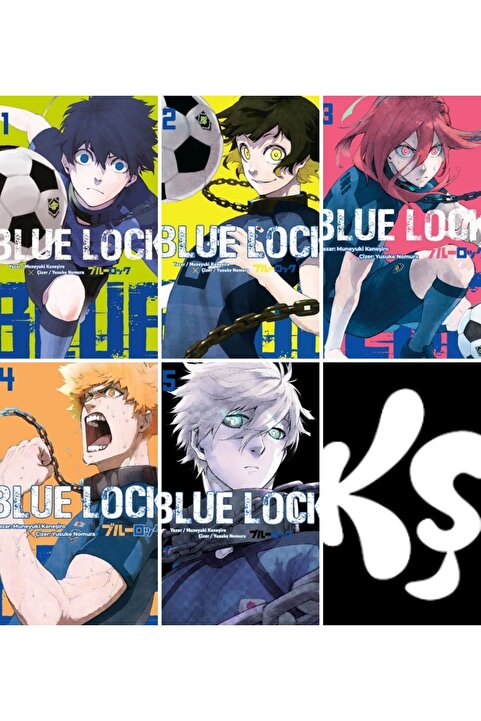 Komik Şeyler Blue Lock 1-2-3-4-5 Manga Seti (5 KİTAP) 1 Adet Anime Poster