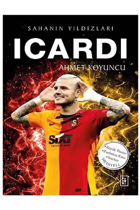 Parodi Yayınları İCARDİ / Sahanın Yıldızları ( Büyük Poster Stcker Futbolcu Kartı HEDİYE ) 128 SAYFA