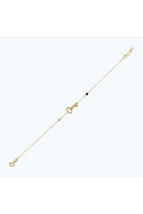 Altınbaş Pırlanta Spinel Taşlı Anahtar Bileklik