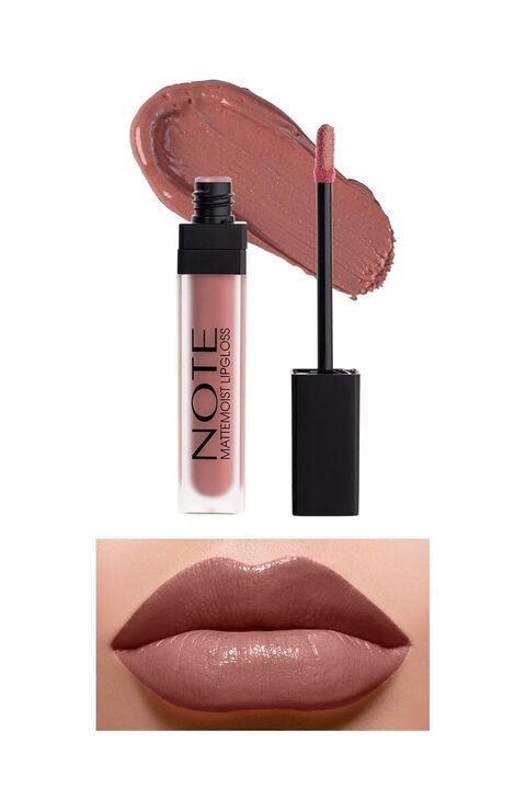 Note Cosmetics Mattemoist Lipgloss Yarı Mat Saten Bitişli Likit Ruj 410 Sandal Wood - Nude