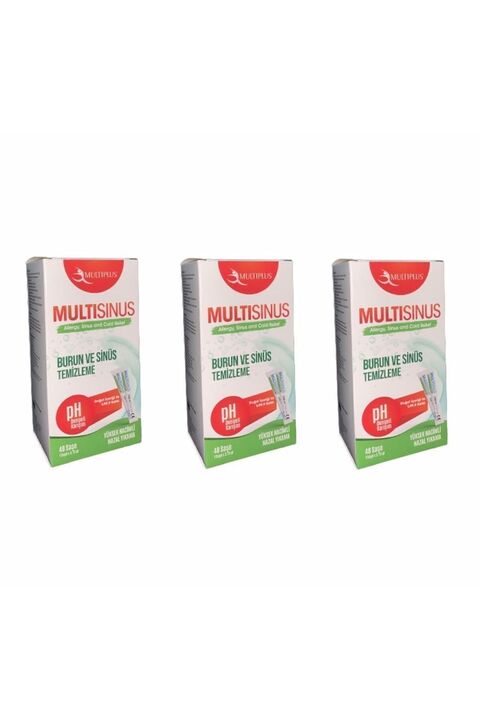 Multiplus Ebr Multisinüs Burun Ve Sinüs Temizleme Yedek Kiti 3 Kutu 144 Saşe - Şişesiz Içerik