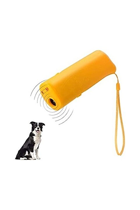 Genel Markalar Ultrasonik Köpek Kovucu Ve Eğitici Cihaz 9V Pil Dahil