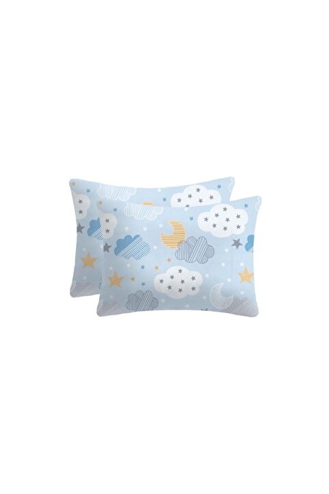 liefhome %100 Pamuklu Bebek Yastık Kılıfı | 35x45 ( 2 Adet )