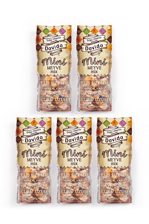 Dovido Mini Meyve Mix 80 gr (5 ADET - 80 GR.)