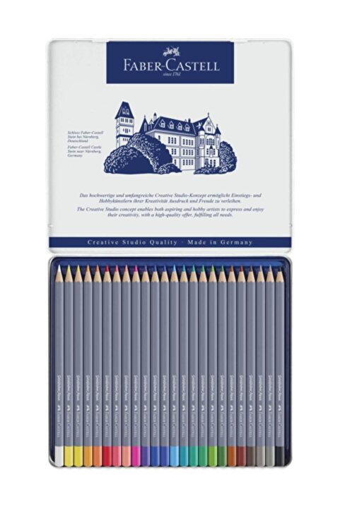 Faber Castell Goldfaber Aquarell Kuru Boya 24'lü