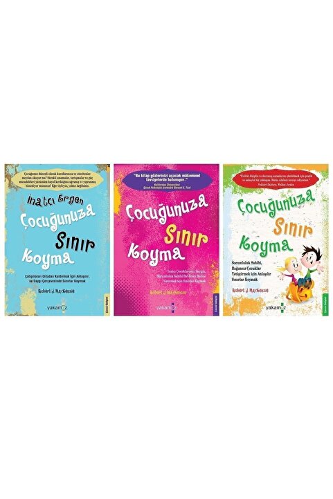 YAKAMOZKİTAP Çocuğunuza Sınır Koyma Seti - 3 Kitap