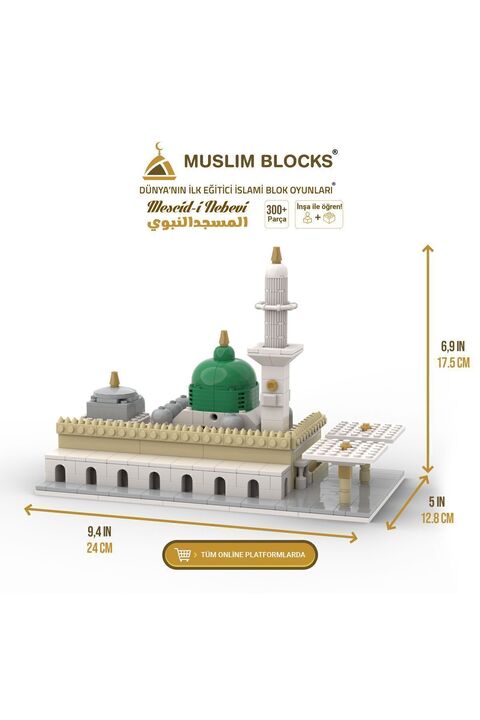 MuslimBlocks Mescidi Nebevi Blok Modeli(İSLAMİ BLOKLAR)