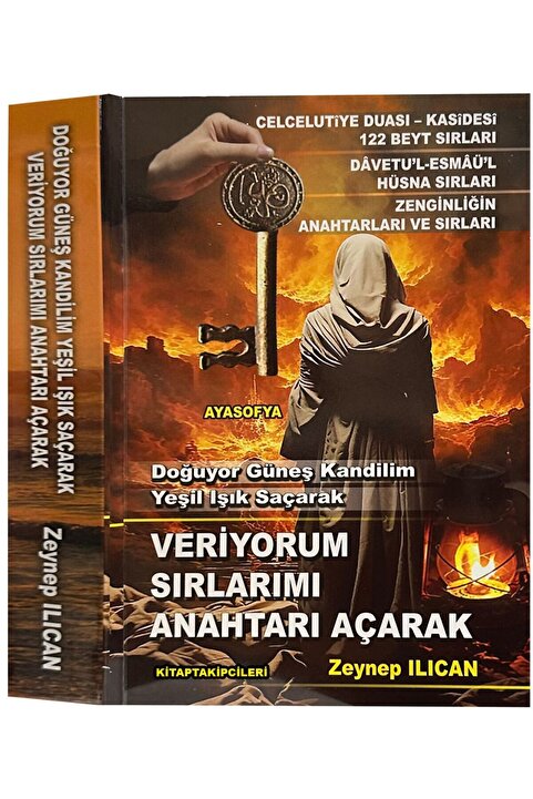 kitaptakipcileri Veriyorum Sırlarımı Anahtar Dualar Zeynep Ilıcan Celcelutiye Duası Kasidesi Esmaül Hüsna 484 Sayfa