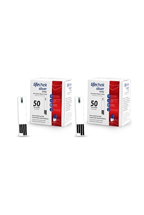 Genel Markalar Lifechek Silver Gh82 Kan Şekeri Ölçüm Stribi 50li 2 Adet - Aksesuarlar - 2 Yıl