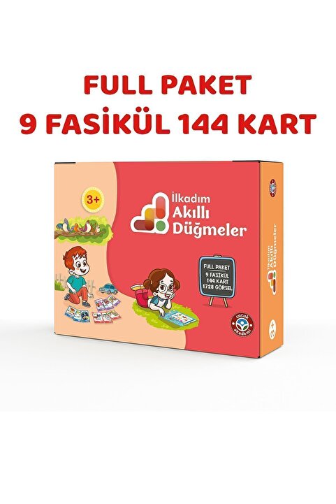 Çocuk Akademi İlkadım Akıllı Düğmeler Full Paket 3 Yaş