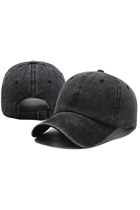 Genel Markalar Düz Renk Antrasit Cap 2020 Yeni Trend Eskitme Unisex Şapka
