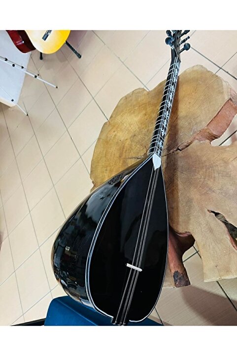 Genel Markalar Siyah Inci Yarı Profesyonel Kısa Sap 39 Tekne Bağlama Emir Müzik Aletleri Imalatı..