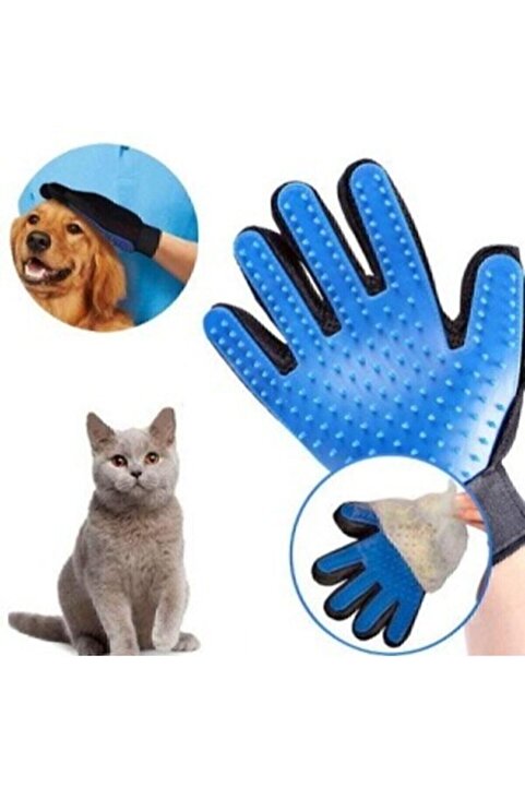 Genel Markalar Aveo 1 Adet Köpek Kedi Saç Tüy Toplama Temizleme Eldiveni Yapışkanlı Tarama