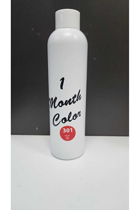 1 month color 301 No Siyah Erkek Saç Boyası - 250 ml - Ithal Üretim Yeni Seri