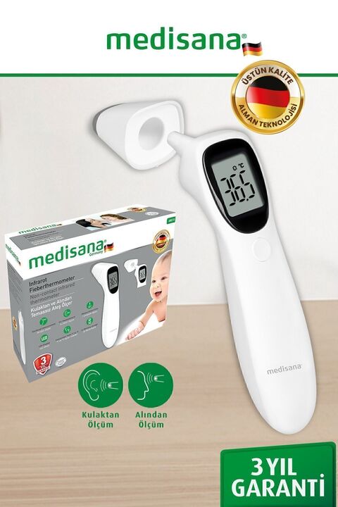 medisana Alman Tasarım Alından ve Kulaktan Temassız Ateş Ölçer 48613