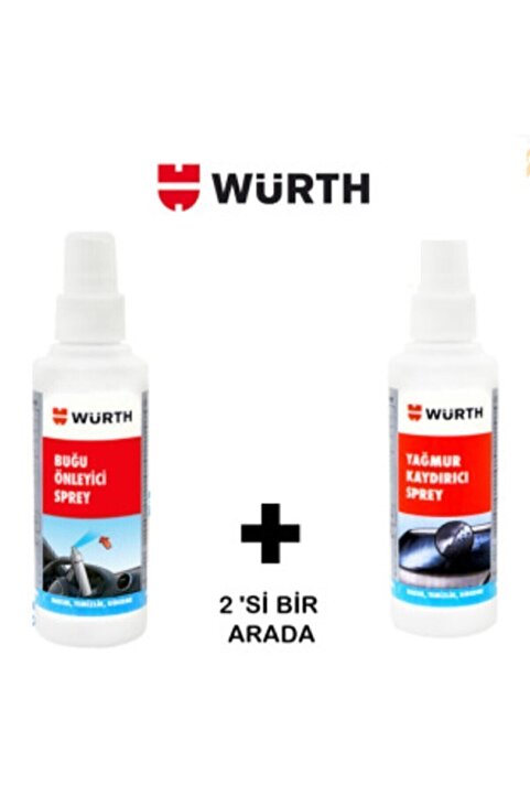 Würth Yağmur Kaydırıcı Buğu Önleyici Set