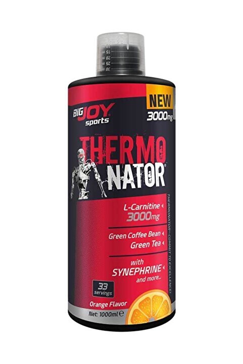 Bigjoy L-Karnitin ThermoNator Portakal Aromalı - 33 Servis (L-Karnitin 3000 mg / Servis)