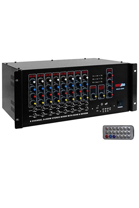 Lastvoice Gold-2550 2x500 Watt Hat Trafolu Mikser Amfi