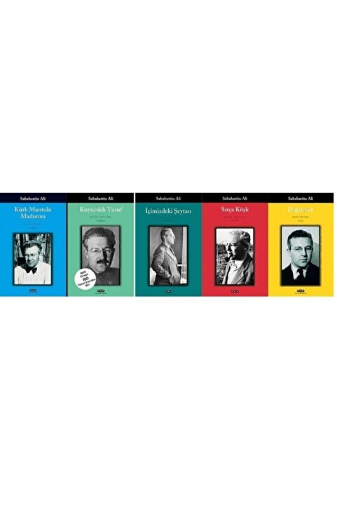 Yapı Kredi Yayınları Kürk Mantolu Madonna / Kuyucaklı Yusuf / Içimizdeki Şeytan / Sırça Köşk / Değirmen (5 Kitap Set)