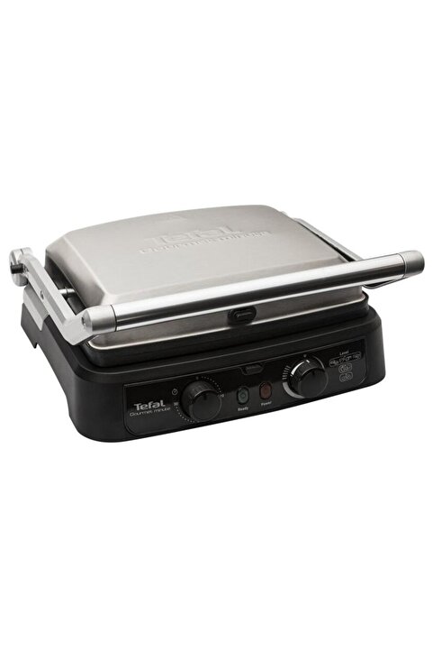 TEFAL Grill Gourmet Minute 6 Dilim Kapasiteli 2000 Watt Izgara ve Tost Makinesi - Inox