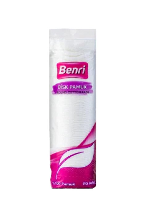 Benri Marka: Disk Makyaj Temizleme Pamuğu 80 Adet Kategori: Pamuk & Disk