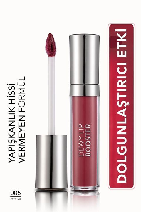 Flormar Dolgunlaştırıcı Dudak Parlatıcısı- Dewy Lip Booster - 005 Vintage - 8690604619078