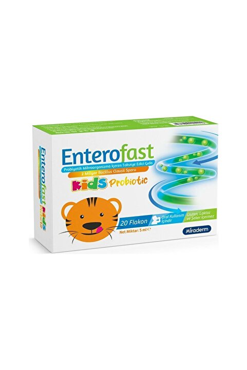 Miraderm Enterofast Kids Probiotic 20 Flakon