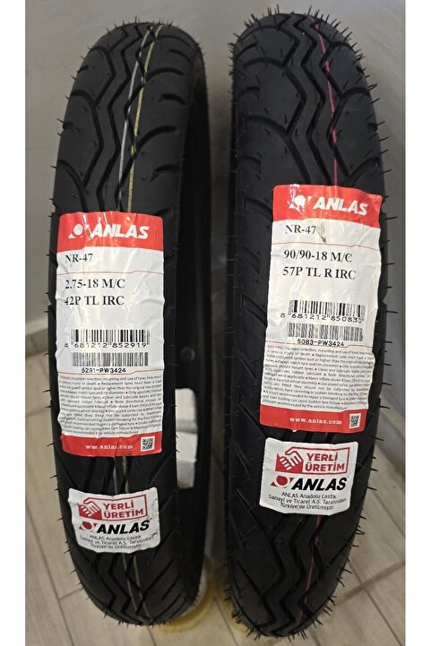 Anlas Irc Ybr125 Cbf 150 Için 2.75-18 Ve 90/90-18 Irc Lastik Set