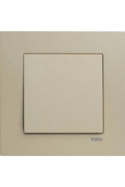 VİKO Viko Artline Novella Bronz Tekli Anahtar ÇERÇEVELİ