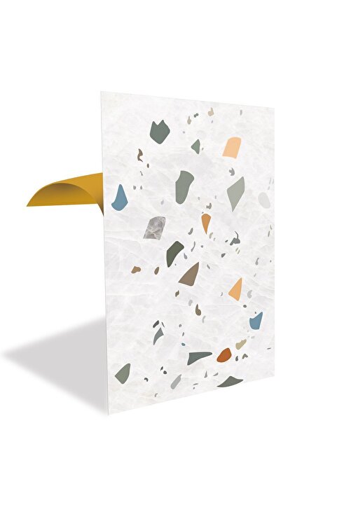 Tink Kendinden Yapışkanlı Terrazzo Desenli Pvc Panel 41x62 Cm (4 ADET) 1 M²