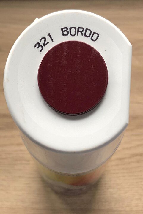 Genel Markalar Bordo 321 Alüminyum-ahşap-plastik-demir-metal-sprey Boyama 400 ml