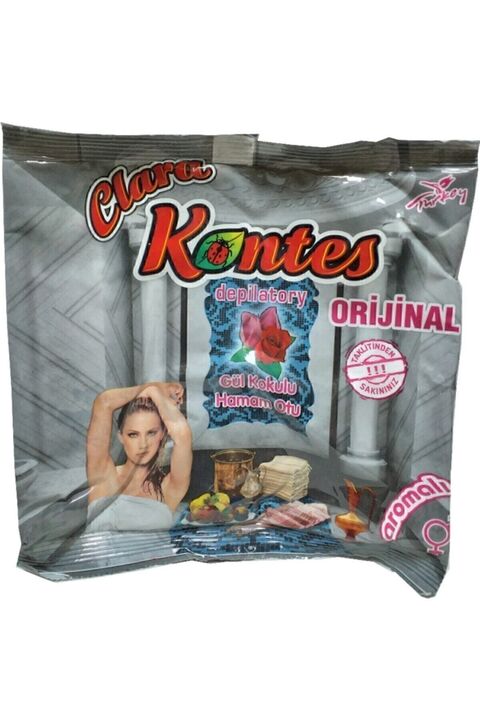 Clara kontes 10 Adet Hamam Otu Tozu Zırnık Otu Gül Kokulu Orijinal 175 gr