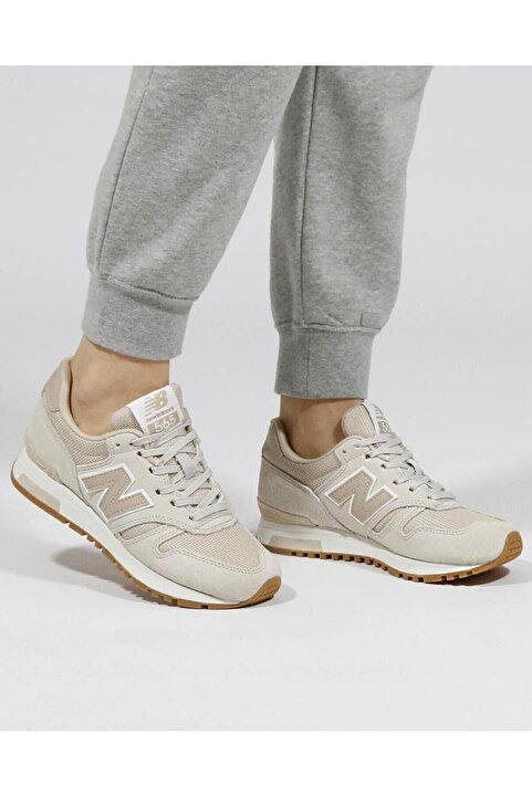 New Balance 565 Bej Unisex Sneaker Günlük Spor Ayakkabı