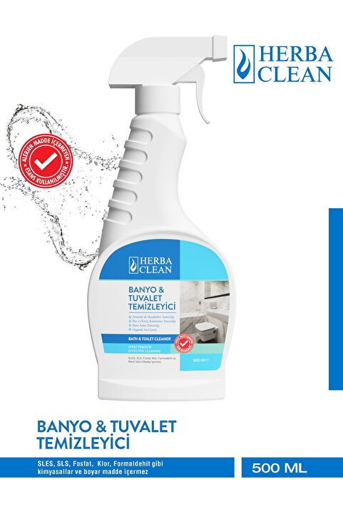 HERBACLEAN Banyo Tuvalet Temizleyici 500 ml