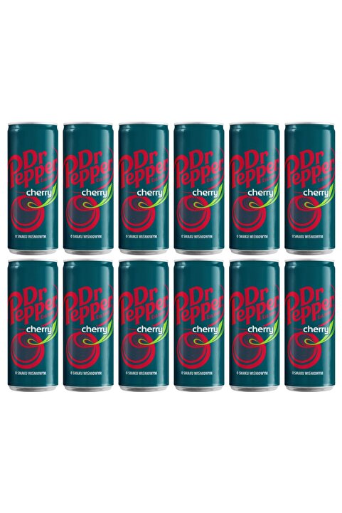 Dr. Pepper Dr Pepper Cherry Karışık Aromalı Gazlı Içecek 12 X 330 Ml