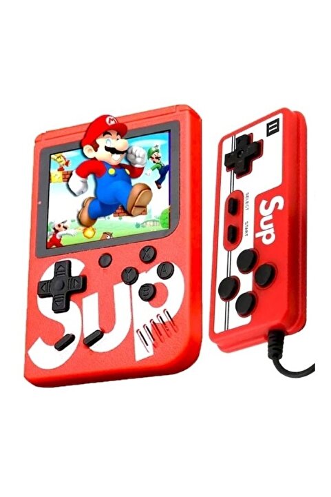 Genel Markalar Atari Mini Video Oyun Konsolu 400 Oyunlu Gameboy Kırmızı-Siyah-Mavi-Sarı-Beyaz