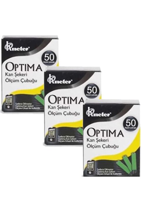 Optima Şeker Ölçüm Stribi Strip 50 X 3 Kutu