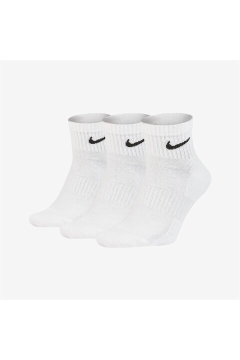 Nike U Nk Everyday Cush Ankle 3pr Erkek Beyaz Çorap - Sx7667-100