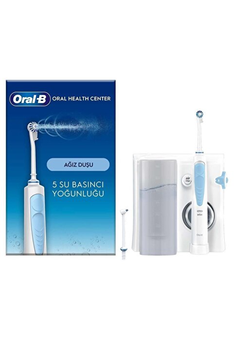 Oral-B Ağız Sağlığı Merkezi Ağız Duşu, 1 Oxyjet Başlığı, 1 Waterjet Başlığı-