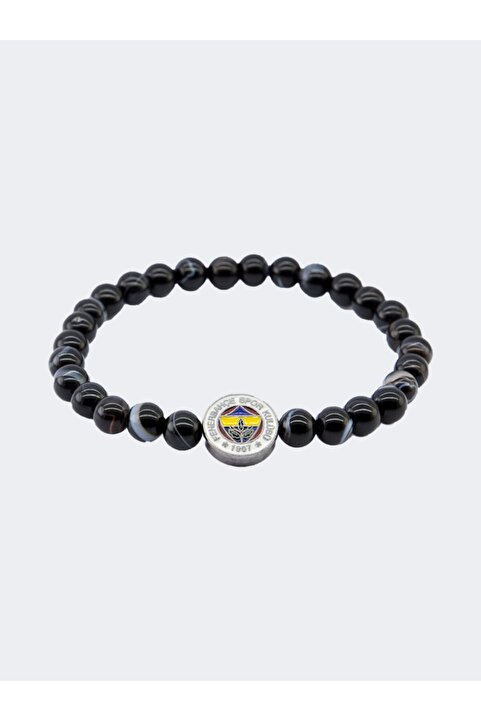 Fenerbahçe Fb Akik (6mm) Doğaltaş Bileklik