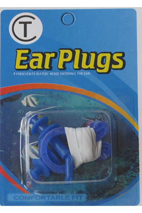 Ear Plug Silikon Burunluk Ve Kulaklık Deniz Havuz Yüzme İçin Yüzücü Kulaklığı Kulak Tıkacı