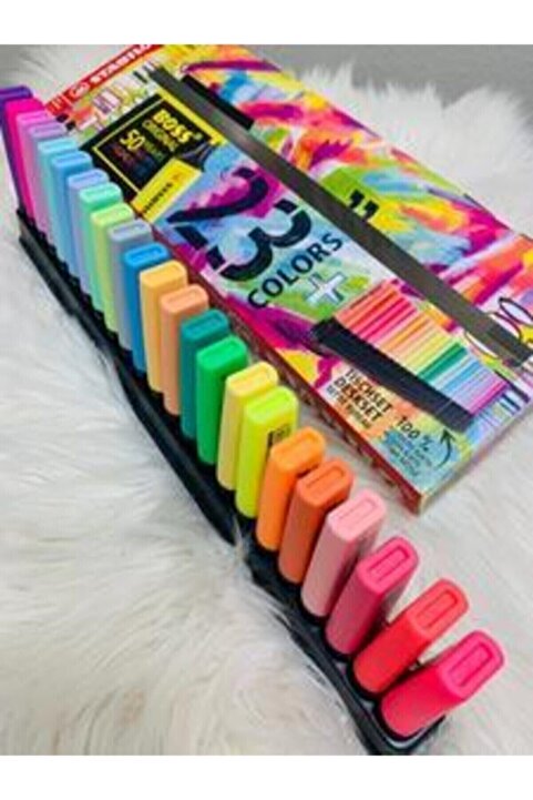 Stabilo Boss Original Fosforlu Kalem 23'lü Seti 7023-314280