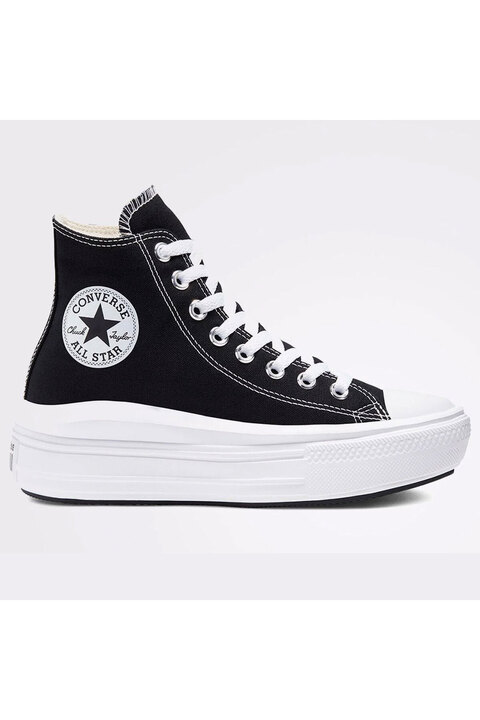 Converse CHUCK TAYLOR ALL STAR MOVE PLATFORM Kadın Siyah Sneaker 568497C-001