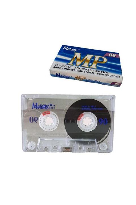 MELODY Boş Kaset 90lık - MP Ses Kayıt Kaseti - Teyp Kaseti
