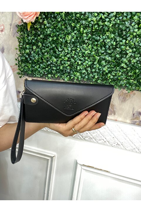 Baykuş Boutique Kadın Cüzdan Telefon Bölmeli Nakit Bozuk Bölmeli Bilek Kol El Askılı Cüzdan