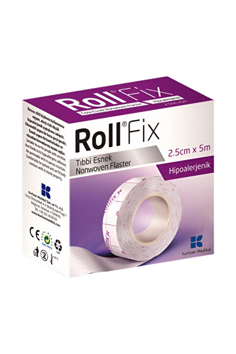 Roll Fix Hipoalerjenik Esnek Flaster 2,5 Cm X 5 M