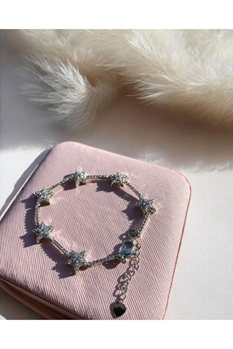 FLORAS JEWELRY Zirkonyum Paris Dünyası Taşlı Yıldız Bileklik