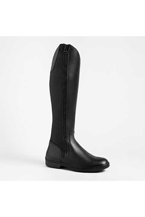 Decathlon Binici Çizmesi - Yetişkin - Siyah / Sentetik - 500