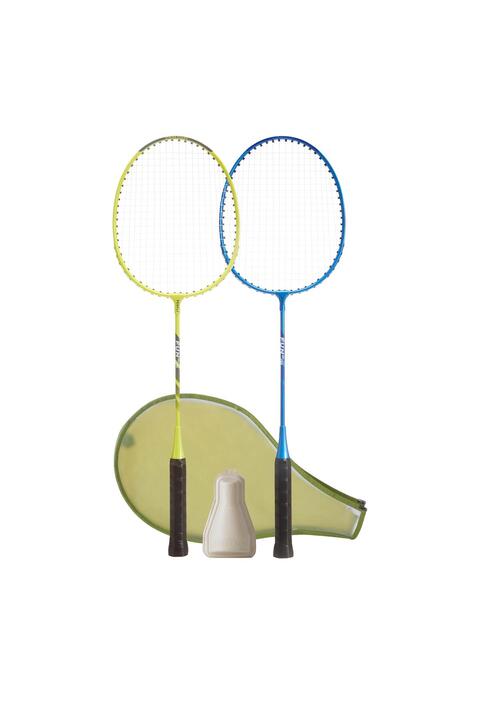 Decathlon Yetişkin Badminton Raket Seti - Sarı/Mavi - Fun BR130 AD